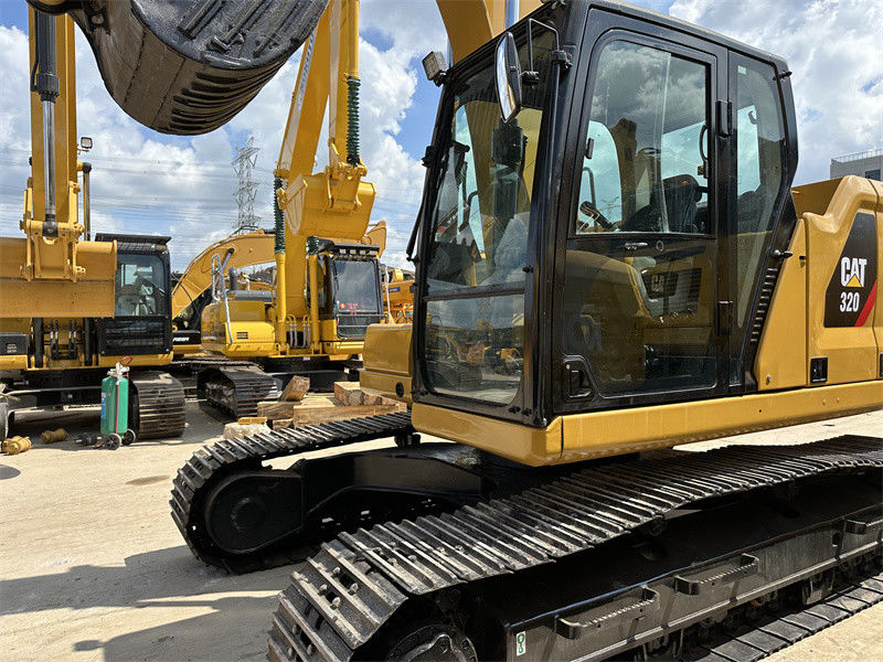استفاده شده CAT 320 Excavator موتور 6 سیلندر C7.1 دست دوم Caterpillar 320 حفاری