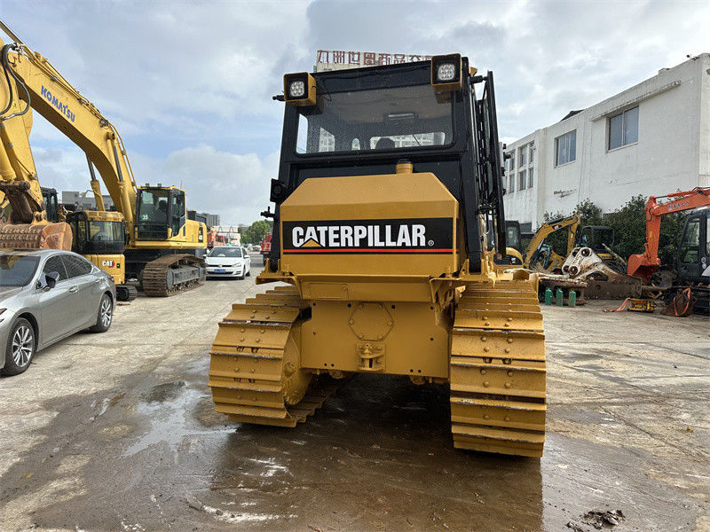 رنگ دوباره استفاده شده CAT D6G بولدوزر استفاده شده Caterpillar D3C D5B D6 در حالت خوب