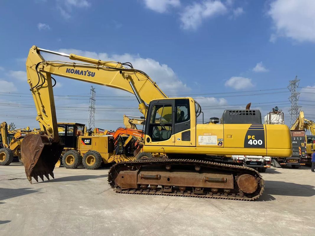 ژاپن اصلی استفاده شده Komatsu PC400-8 حفاری بزرگ 40 تن Komatsu PC400 حفاری