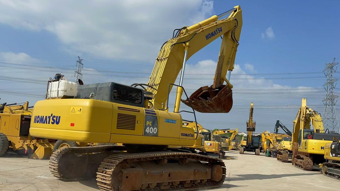ژاپن اصلی استفاده شده Komatsu PC400-8 حفاری بزرگ 40 تن Komatsu PC400 حفاری