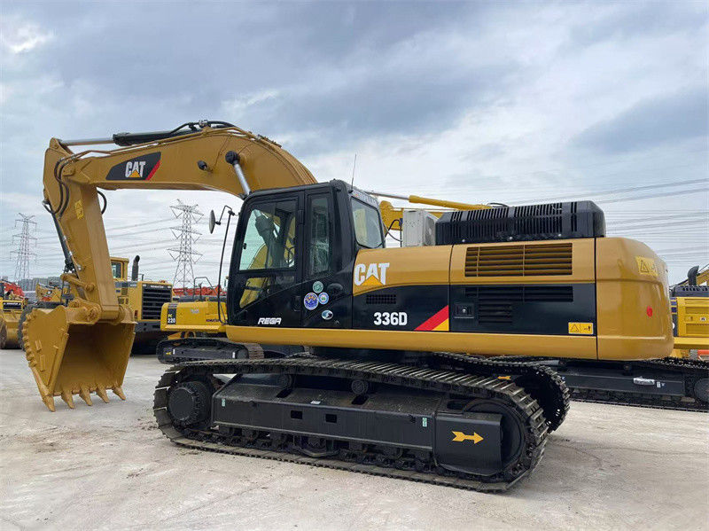 36 تن استفاده شده CAT 336D Excavator دست دوم 336 Excavator در حالت عالی