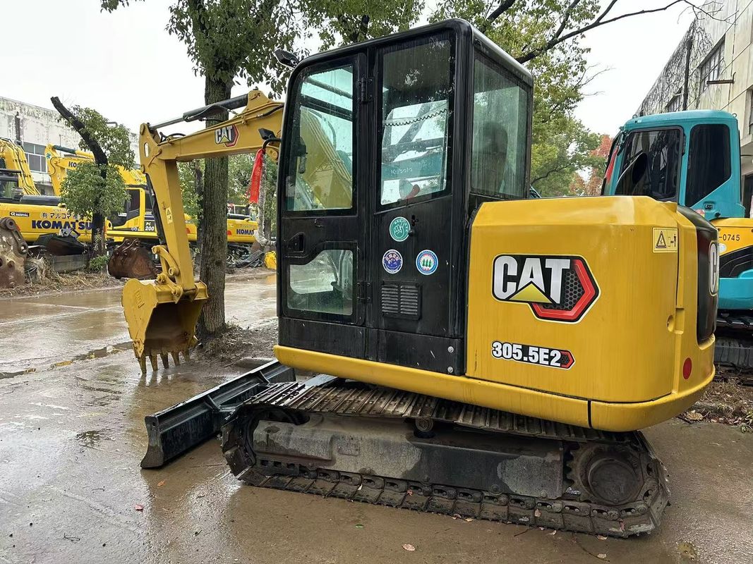 5.5 تن استفاده شده CAT 305.5E Caterpillar 305.5 Mini Crawler Excavators