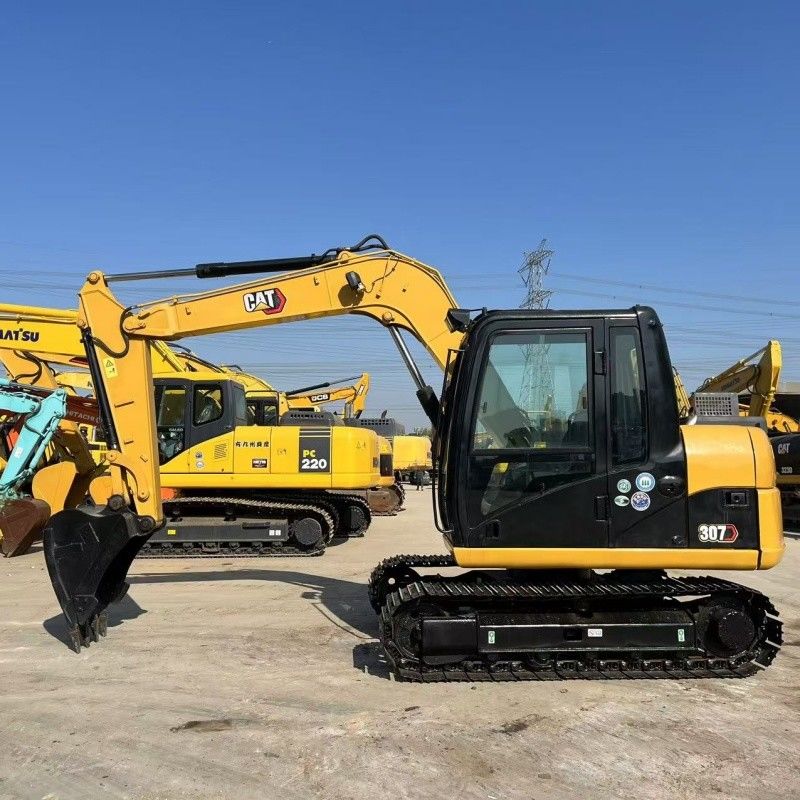 2.83L جابجایی استفاده شده کوچک CAT 307D حفاری با حداکثر عمق حفاری از 4070mm