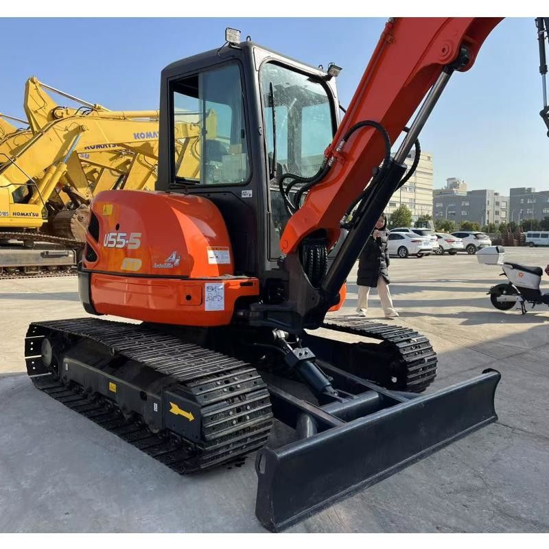 Kubota KX155 ژاپن Excavator 36.5 KN نیروی حفاری سطل برای ساخت و ساز
