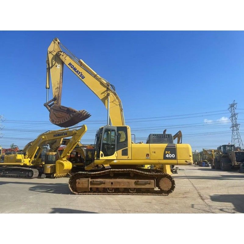 استفاده شده Komatsu PC400 حفاری 270 KW قدرت موتور برای ساختمان سنگین