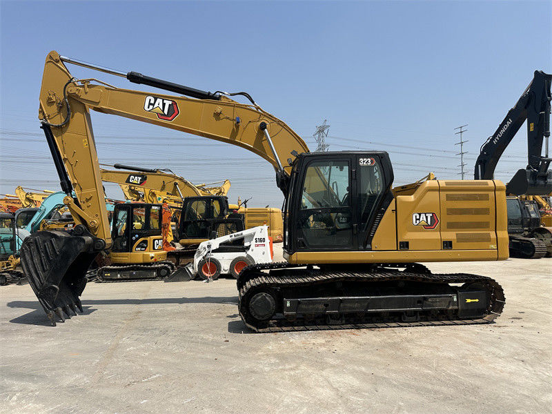 ماشین حفاری CAT 323 استفاده شده با موتور C7.1 ماشین حفاری Caterpillar دست دوم سال 2018