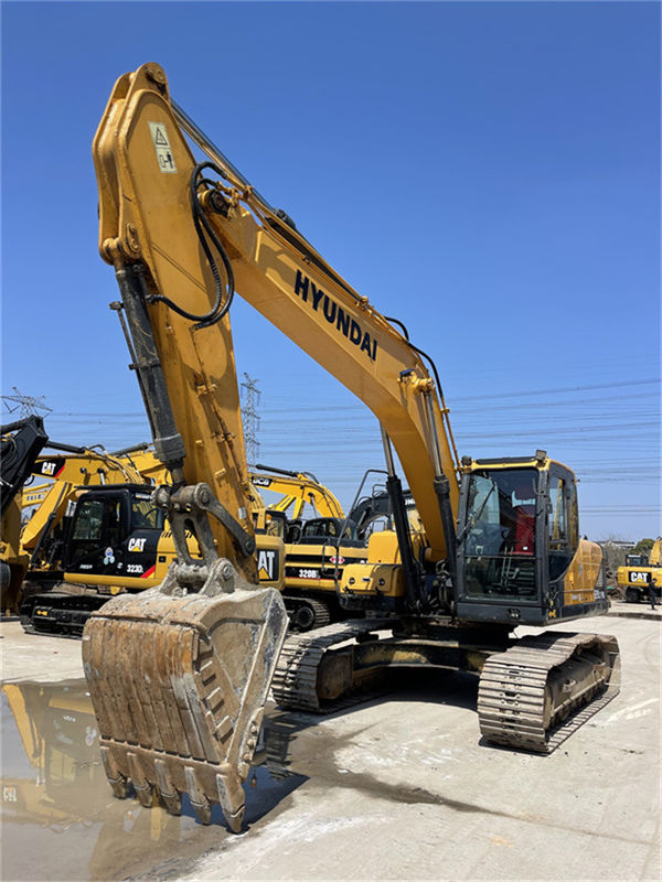رنگ اصلی کره استفاده شده هیوندای R220LC-9S Excavator هیوندای 220 Crawler Digger