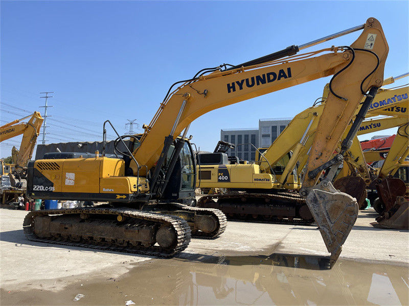 رنگ اصلی کره استفاده شده هیوندای R220LC-9S Excavator هیوندای 220 Crawler Digger