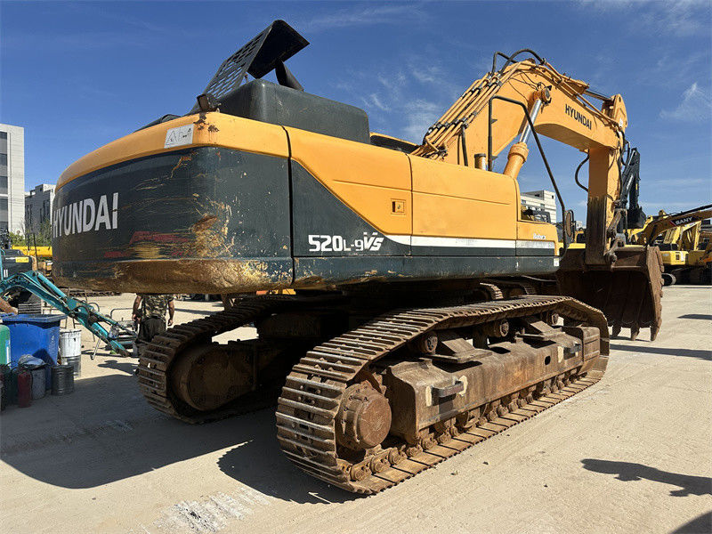 Original Used Hyundai R520LC-9 Excavator 52 Ton Korea Used Hyundai 520 large Digger