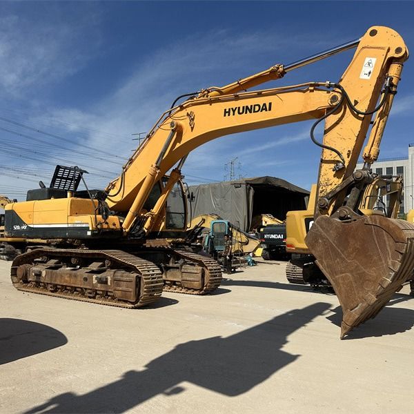Original Used Hyundai R520LC-9 Excavator 52 Ton Korea Used Hyundai 520 large Digger