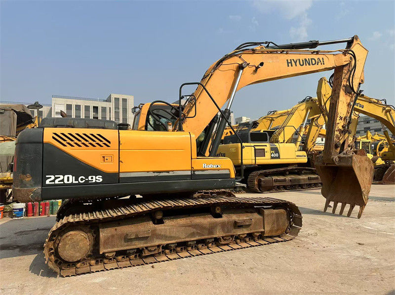 Original Paint Used Hyundai R220LC-9S Excavator Secondhand Hyundai 220 Crawler Excavator