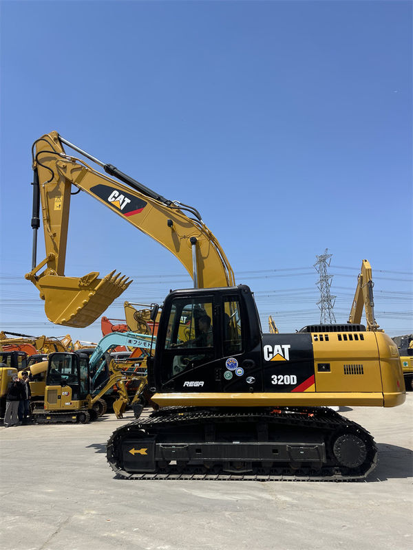 نقاشی مجدد استفاده شده CAT 320D Excavator 20 تن استفاده شده Caterpillar 320D 320C 320DL Excavator