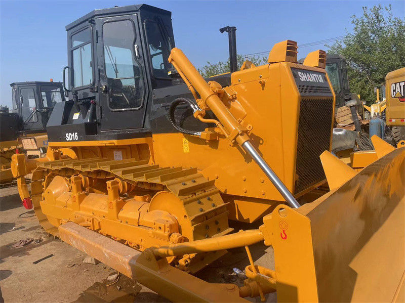چین استفاده شده SHANTUI SD16 بولدوزر دست دوم دوسر تراکتور آماده کار