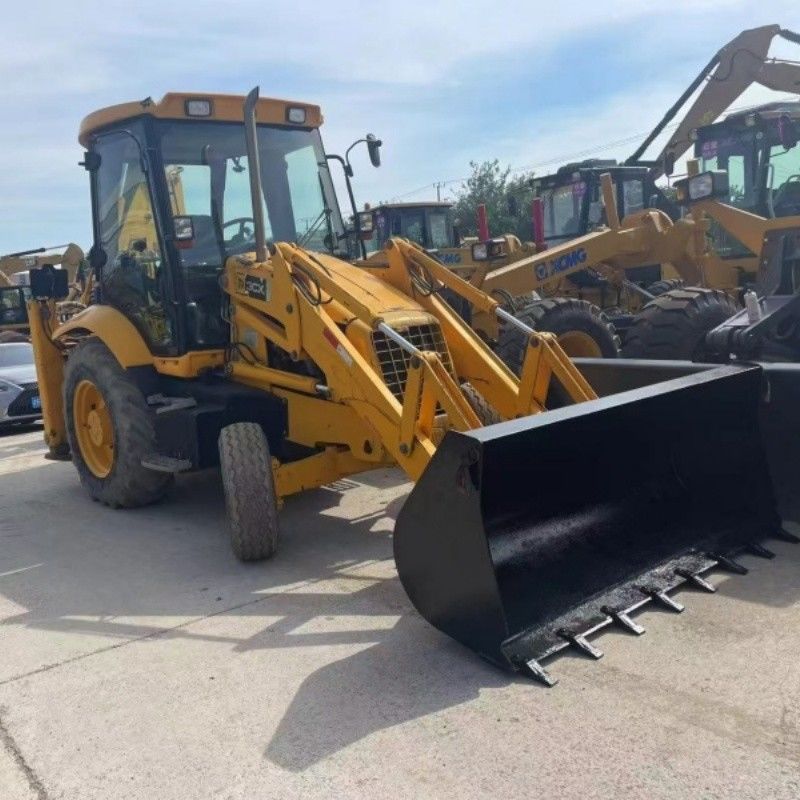 رنگ اصلی JCB 3CX Backhoe Loader 4 چرخ محرک برای حفاری و بارگذاری