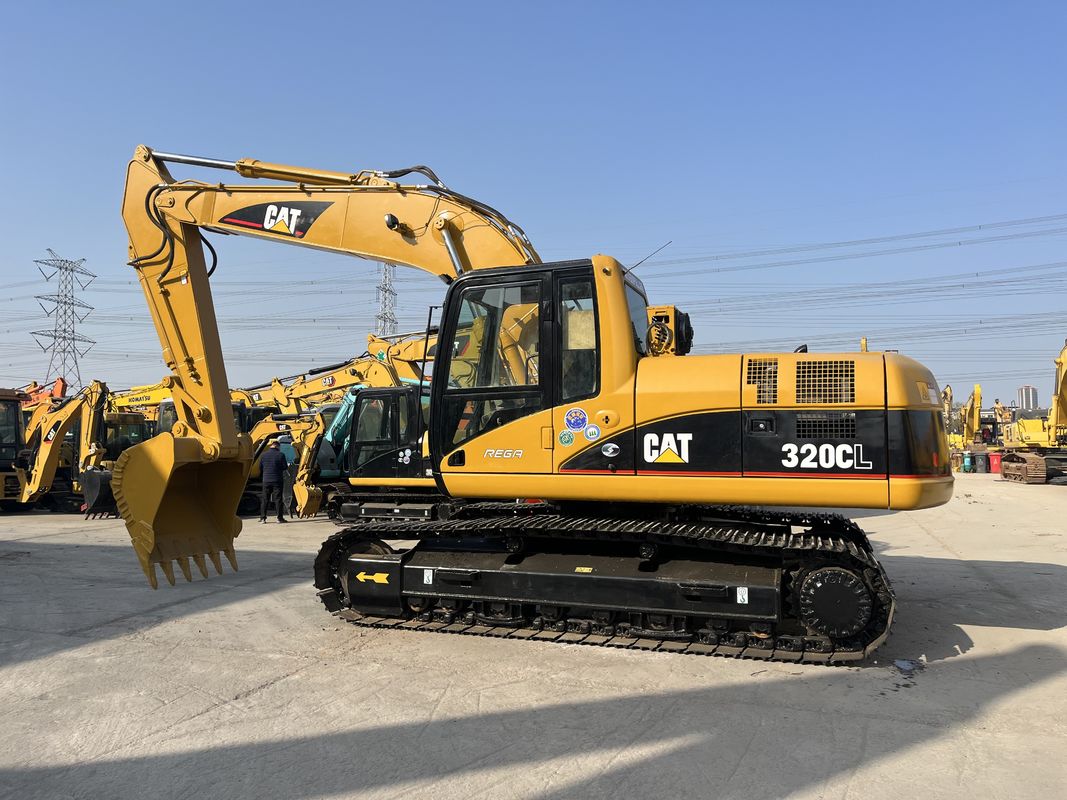 بیل مکانیکی کاترپیلار CAT 320CL استفاده شده 20 تن بیل مکانیکی متوسط ​​کاترپیلار CAT 320C 320D 320GC استفاده شده