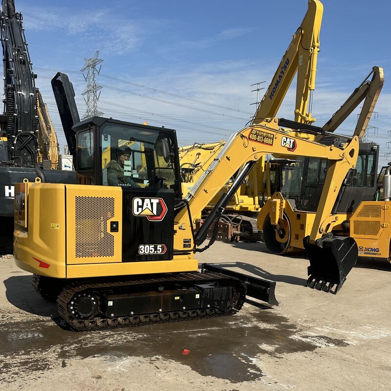 کاوشگر جدید CAT 305.5 5.5 تن Caterpillar 305.5 مینی کاوشگرها