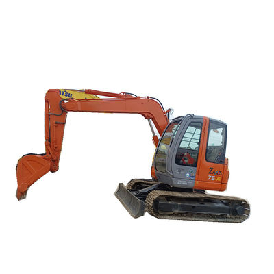 مینی بیل مکانیکی دست دوم هیتاچی Zx75us Zx75 دست دوم 7200 کیلوگرمی