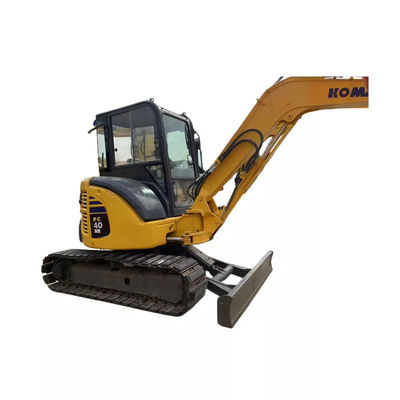 بیل مکانیکی مینی کارکرده Komatsu Pc40mr 4 تن زرد ساخت ژاپن وارداتی