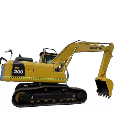 بیل مکانیکی کوماتسو کارکرده Pc200-8 Crawler 20 تن زرد