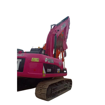 خزنده کارکرده بیل مکانیکی CAT 320D ماشین آلات متحرک زمین صورتی کاترپیلار 320 320C 320D