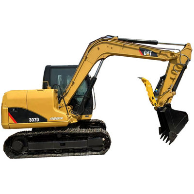 استفاده شده Caterpillar 307D Excavator 7 تن مینی گربه Excavator 307