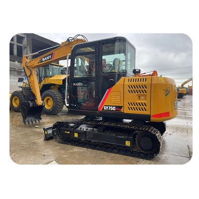 Sany SY75C Pro مینی Excavator استفاده شده دست دوم 7.5 تن Sany مینی Digger