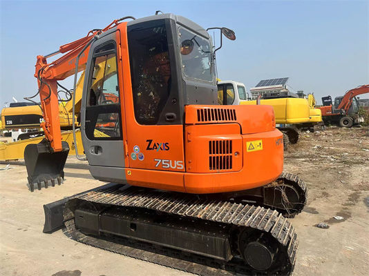 استفاده شده مینی حفاری Hitachi ZX75US استفاده شده 7.5 تن Hitachi ZX75 مینی حفاری حفاری