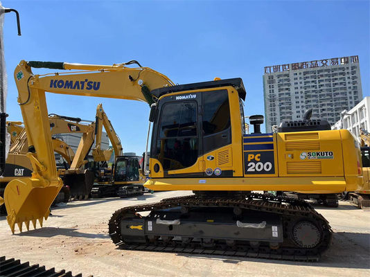 20 تن ارزان ماشین حفاری ژاپنی استفاده شده Komatsu PC200-8 Crawler Excavator PC200 PC220