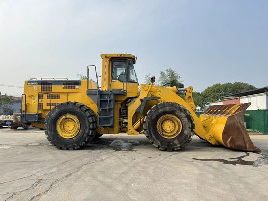 بارگیری چرخ های استفاده شده کاماتسو WA600 دست دوم Komatsu WA600-3 بارگیری های جلوی