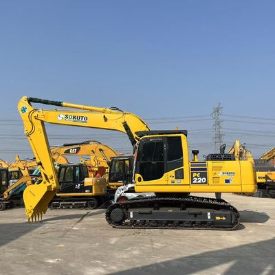 سال 2022 ژاپن ساخت کاماتسو PC220 Excavator Crawler ماشین ساخت متوسط