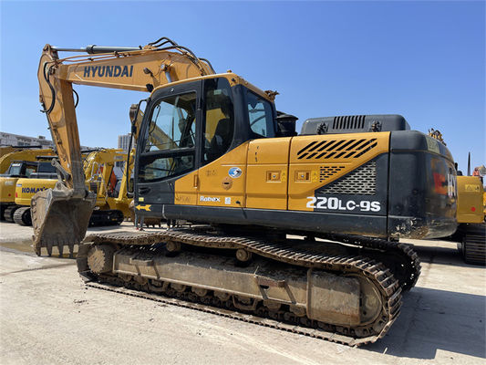 رنگ اصلی کره استفاده شده هیوندای R220LC-9S Excavator هیوندای 220 Crawler Digger