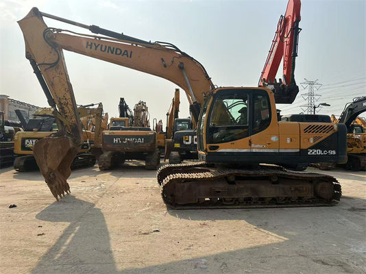 Original Paint Used Hyundai R220LC-9S Excavator Secondhand Hyundai 220 Crawler Excavator