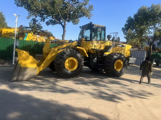 حالت خوب استفاده شده Komatsu WA470-6 چرخ بارگیری استفاده شده بارگیری