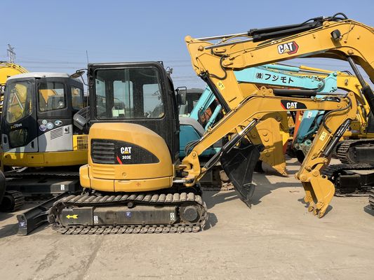 استفاده شده CAT 303E Mini Digger 3 تن Caterpillar 303 Mini Crawler Excavators